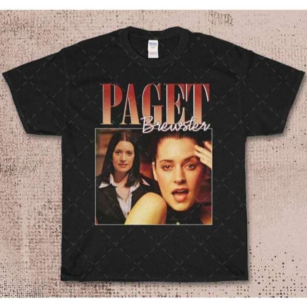 Paget Brewster Criminal Minds Retro TV Series Fan Graphic T-Shirt .